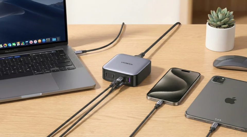 Confronto tra i migliori modelli di caricatore GaN 100W per laptop e smartphone