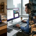 Setup completo con i migliori accessori MacBook 2026: hub Anker, monitor Dell e SSD Samsung T7 Shield