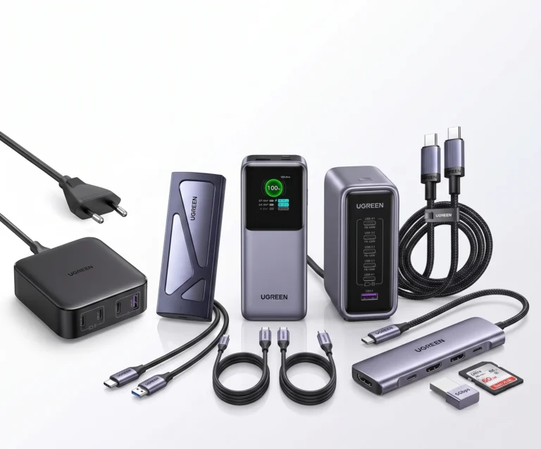 I migliori prodotti UGREEN del 2026 sulla scrivania: Caricatore Nexode GaN, Powerbank 130W, Hub Revodok, Cavo 240W e Case SSD NVMe